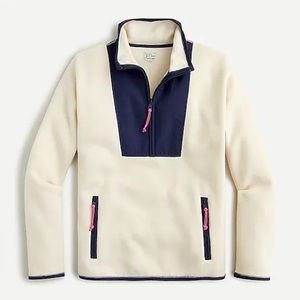 J.Crew Polartec® sherpa fleece half-zip pullover